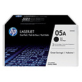 HP Tonercartridge HP CE505D 05A zwart 2x