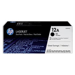 Cartouche toner HP Q2612A 12A noir 2x