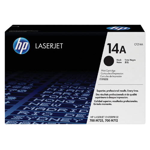 HP Tonercartridge HP CF214A 14A zwart