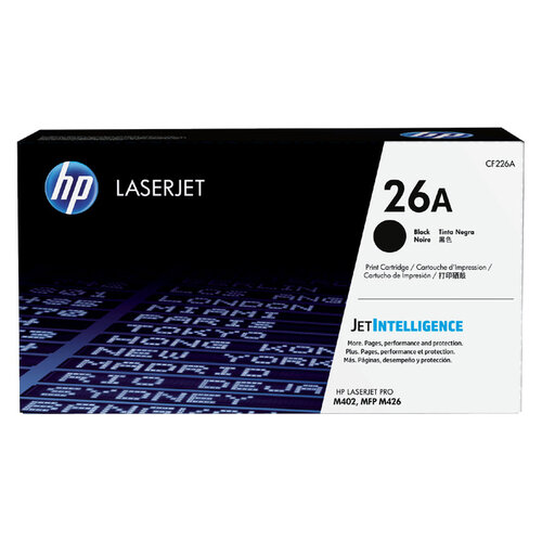 HP Cartouche toner HP CF226A 26A noir