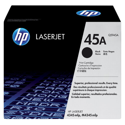 HP Tonercartridge HP Q5945A 45A zwart