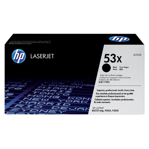 HP Tonercartridge HP Q7553X 53X zwart HC