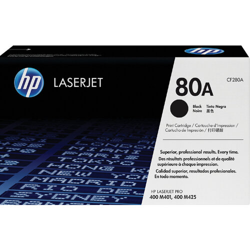HP Cartouche toner HP CF280A 80A noir