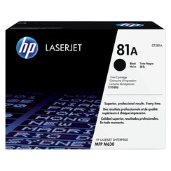 Cartouche toner HP CF281A 81A noir