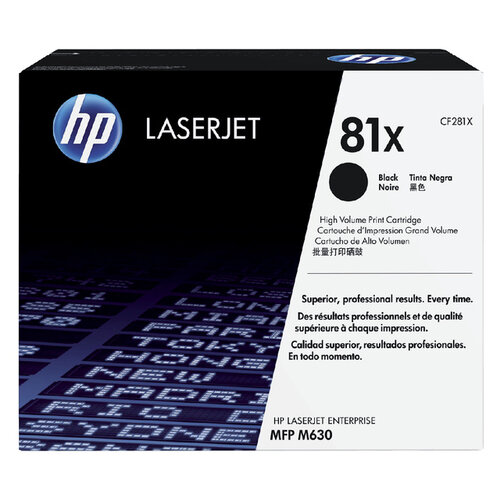 HP Cartouche toner HP CF281X 81X noir HC