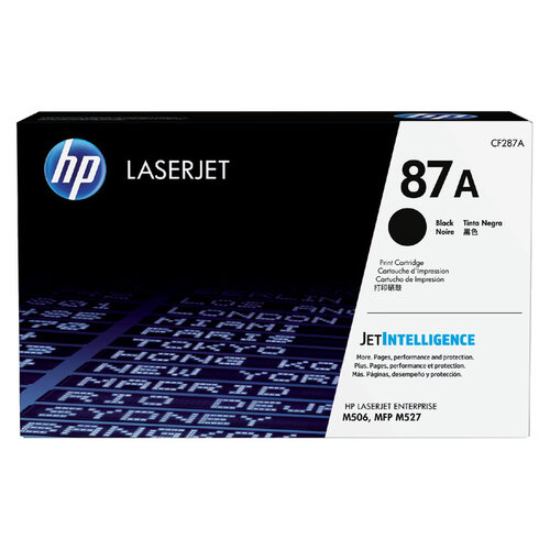 HP Tonercartridge HP CF287A 87A zwart