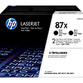 HP Cartouche toner HP 87X CF287XD noir HC 2x