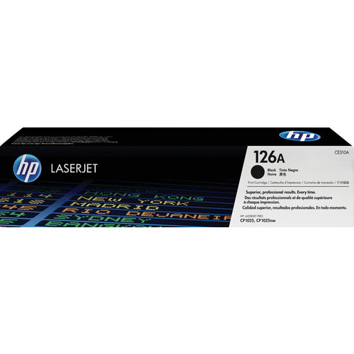 HP Tonercartridge HP CE310A 126A zwart