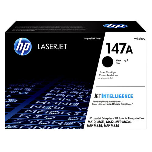 HP Cartouche toner HP 147A W1470A noir