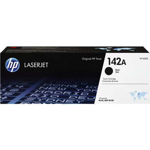 HP Cartouche toner HP 142A W1420A noir