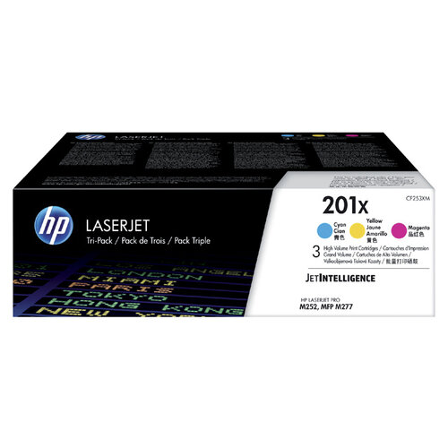 HP Cartouche toner HP 201X CF253XM 3 couleurs HC