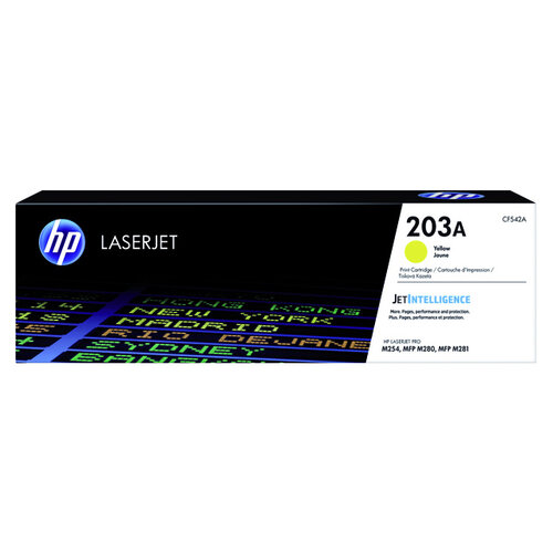 HP Tonercartridge HP CF542A 203A geel