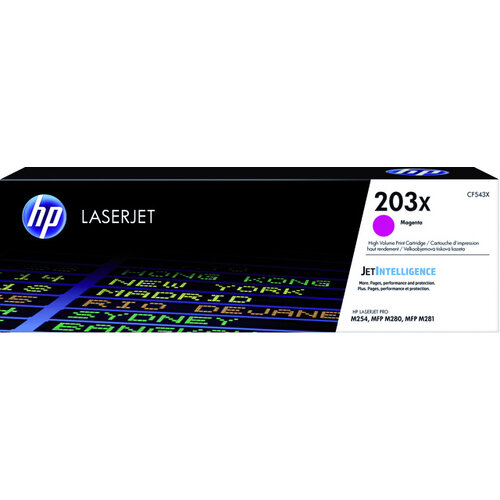 HP Cartouche toner HP CF543X 203X rouge HC