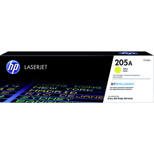 HP Cartouche toner HP CF532A 205A jaune