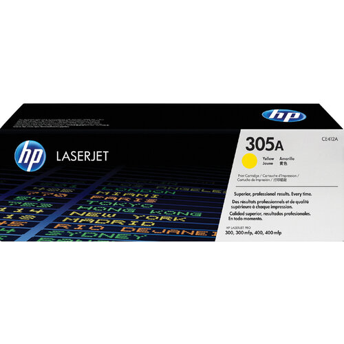 HP Tonercartridge HP CE412A 305A geel