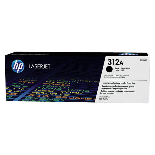HP Tonercartridge HP CF380A 312A zwart