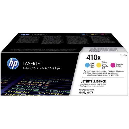 HP Tonercartridge HP CF252XM 410X 3 kleuren HC