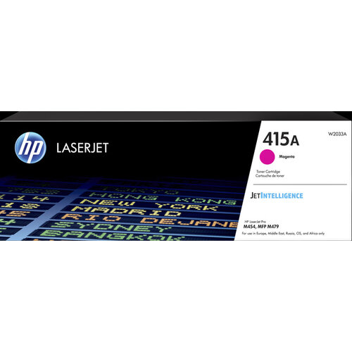 HP Cartouche toner W2033A 415A rouge