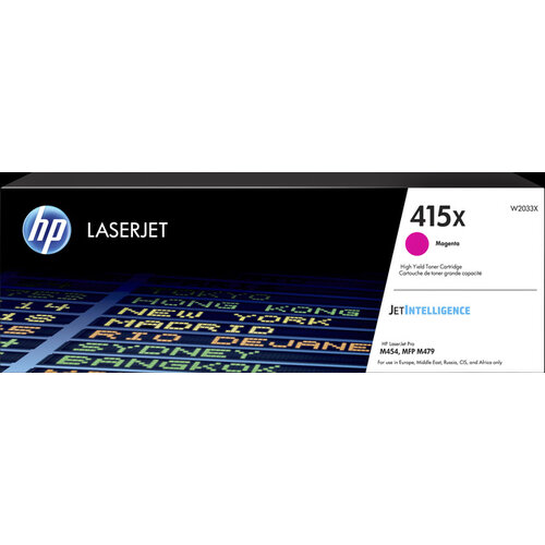 HP Cartouche toner W2033X 415X rouge