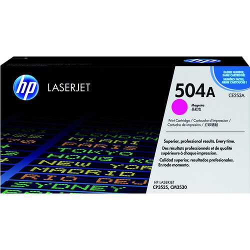 HP Tonercartridge HP CE253A 504A rood