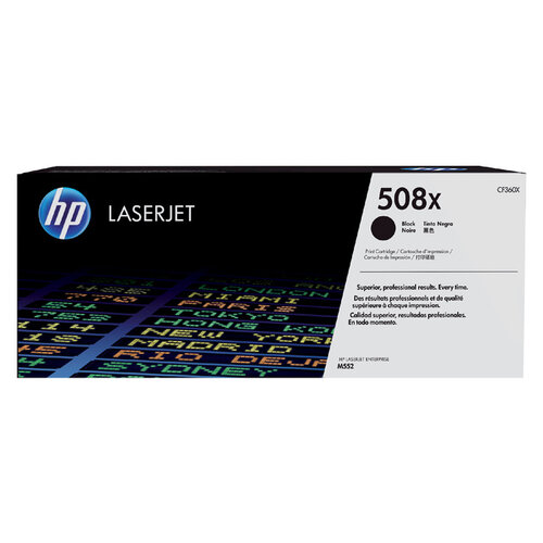 HP Cartouche toner HP CF360X 508X noir