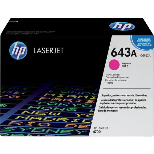 HP Cartouche toner HP Q5953A 643A rouge