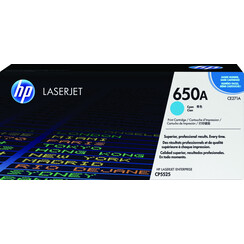 Cartouche toner HP CE271A 650A bleu