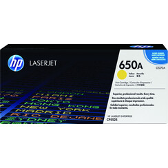 Cartouche toner HP CE272A 650A jaune