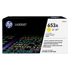 Cartouche toner HP 653A CF322A jaune