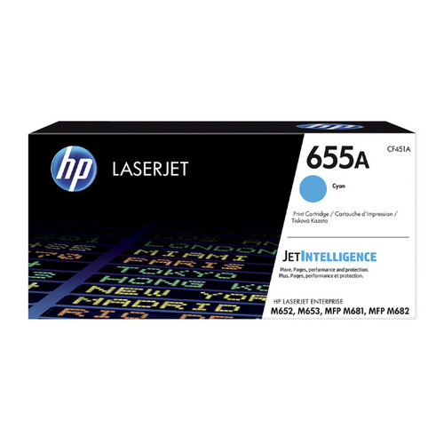 HP Tonercartridge HP CF451A 655A blauw