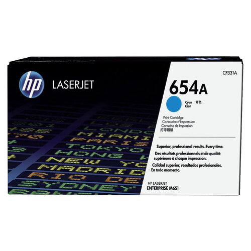 HP Tonercartridge HP CF331A 654A blauw