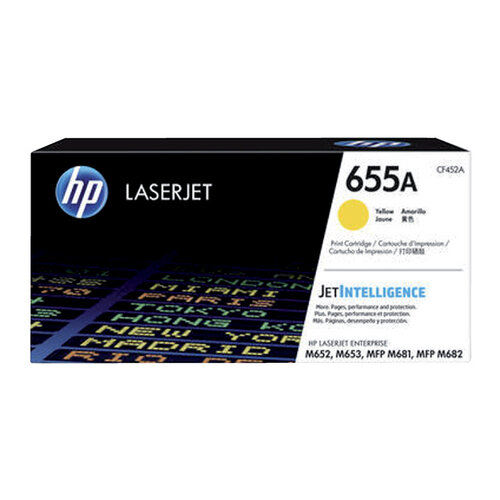 HP Cartouche toner HP CF452A 655A jaune