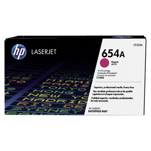 HP Cartouche toner HP CE333A 654A rouge
