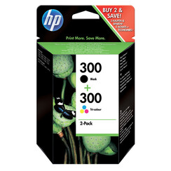 Inktcartridge HP CN637EE 300 zwart + kleur