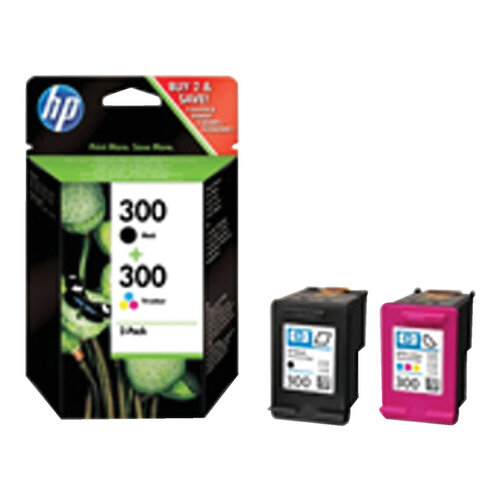 HP Inktcartridge HP CN637EE 300 zwart + kleur