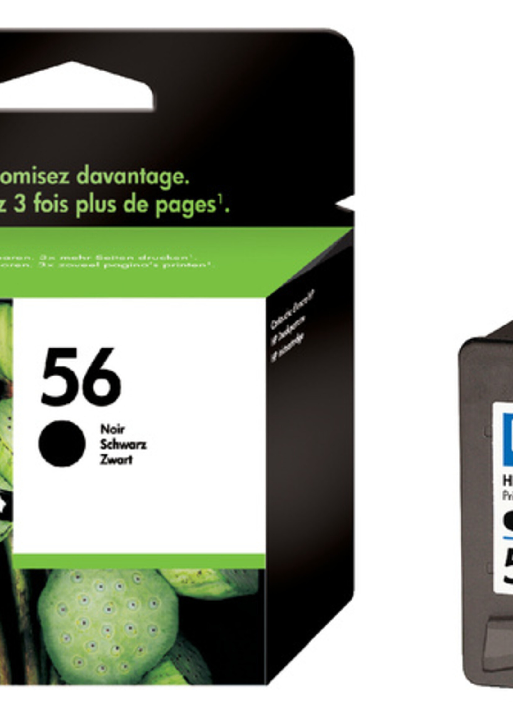 HP Inktcartridge HP C6656AE 56 zwart