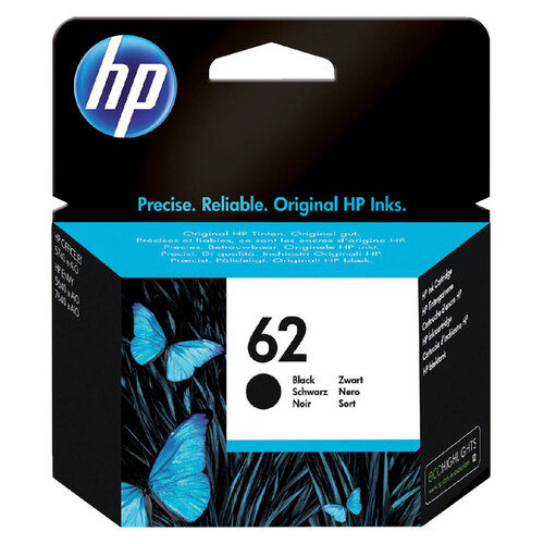 HP Inktcartridge HP C2P04AE 62 zwart