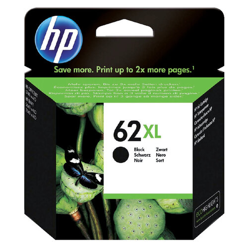 HP Inktcartridge HP C2P05AE 62XL zwart HC