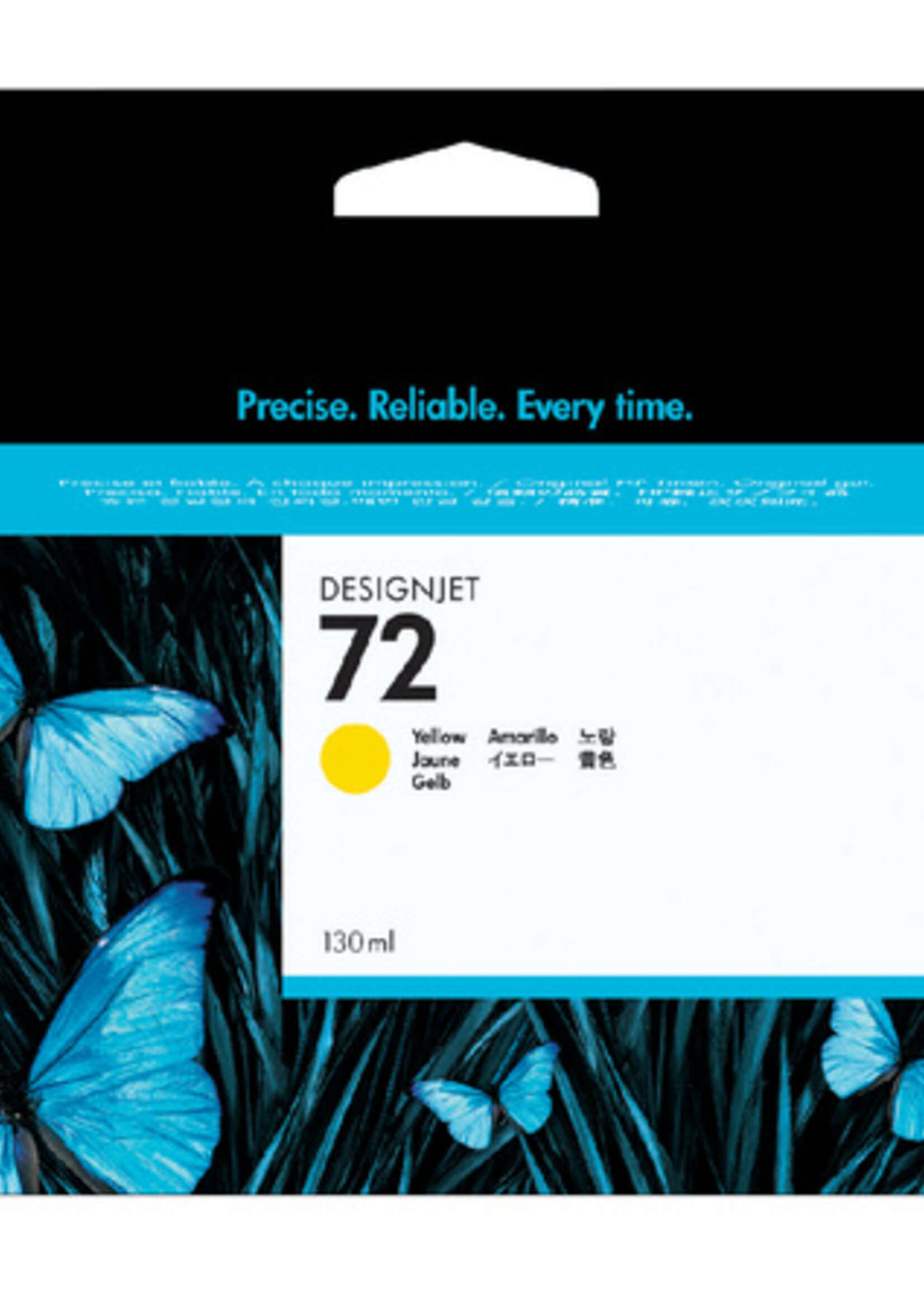 HP Cartouche d’encre HP C9373A 72 jaune