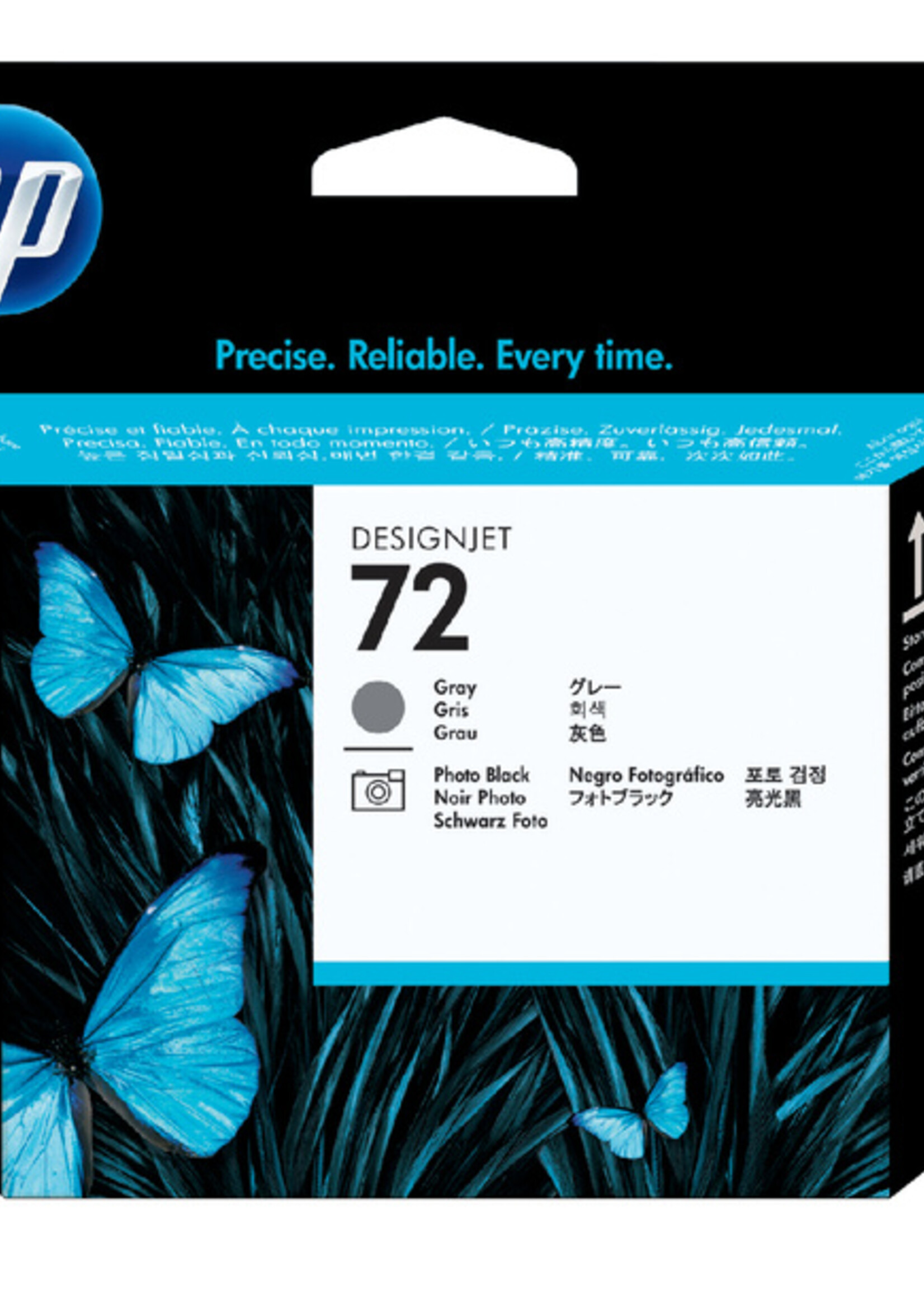 HP Printkop HP C9380A 72 grijs + foto zwart