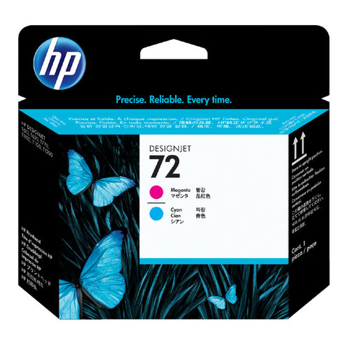 HP Printkop HP C9383A 72 rood + blauw