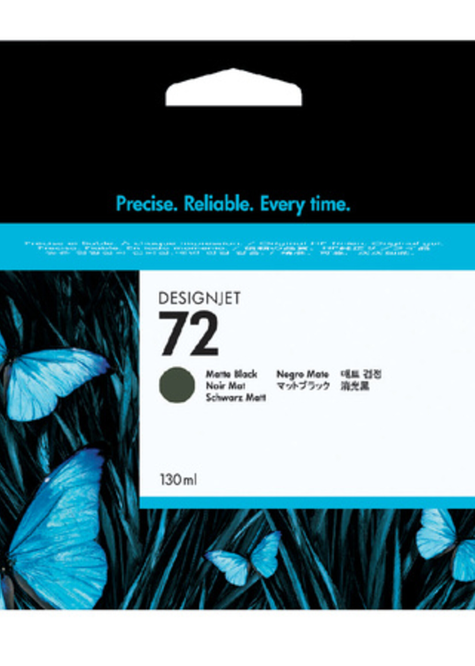 HP Inktcartridge HP C9403A 72 mat zwart