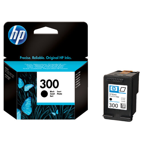 HP Inktcartridge HP CC640EE 300 zwart