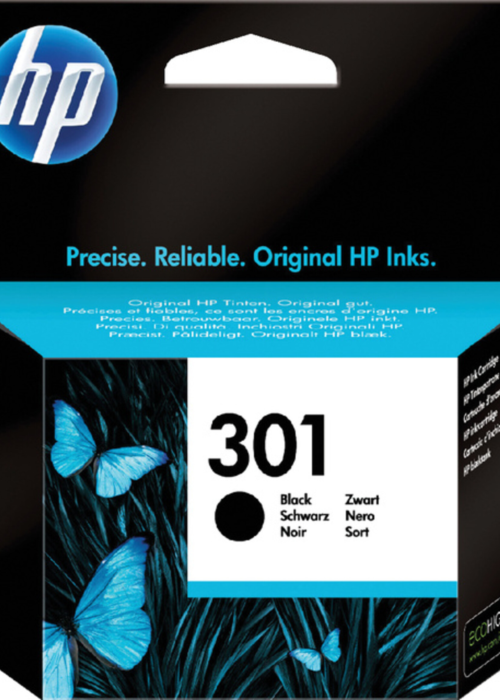 HP Cartouche d’encre HP CH561EE 301 noir