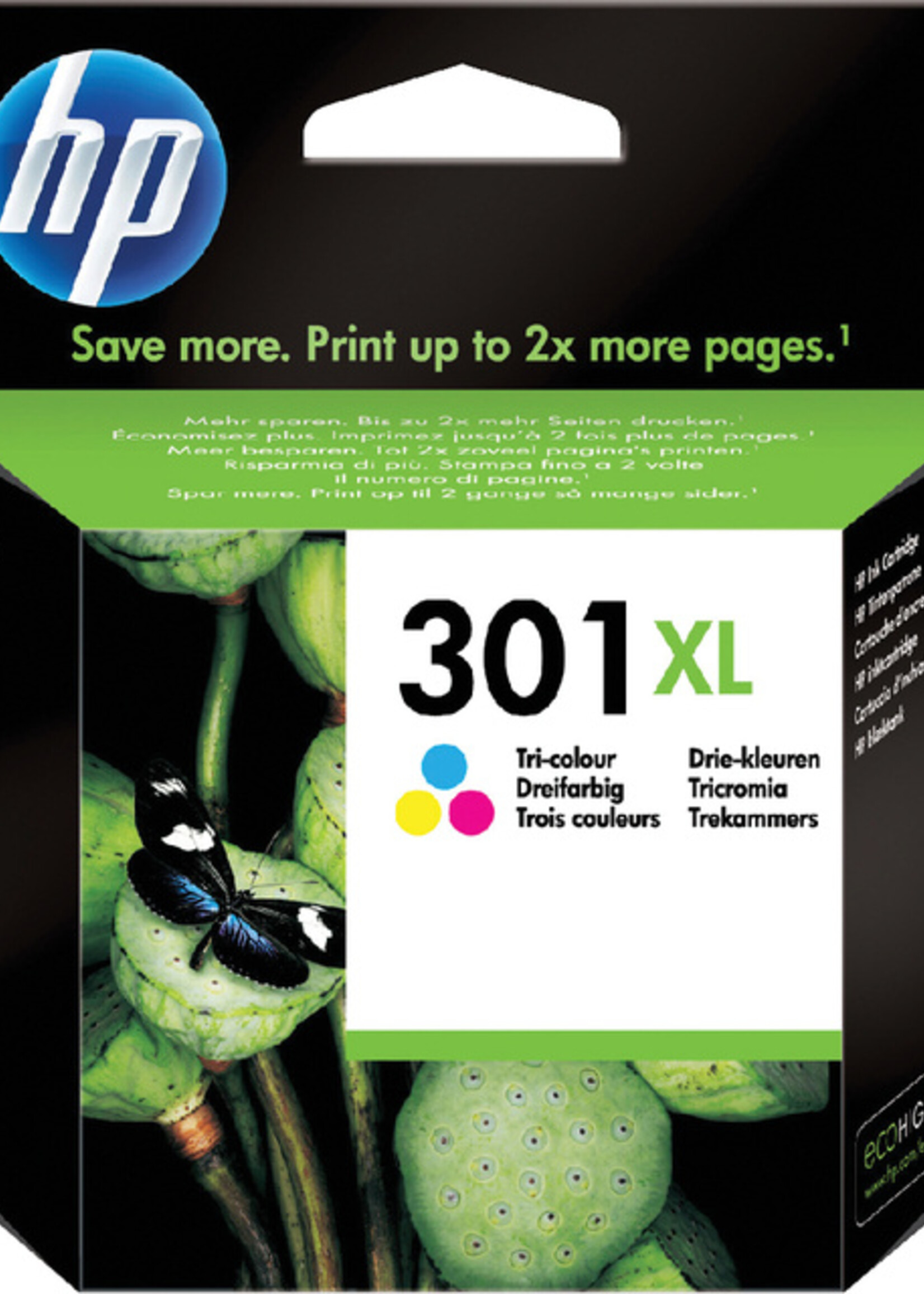 HP Cartouche d’encre HP CH564EE 301XL couleur HC