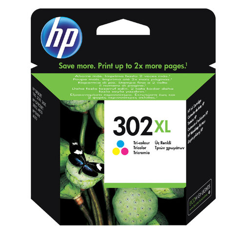 HP Cartouche encre HP F6U67AE 302XL couleur