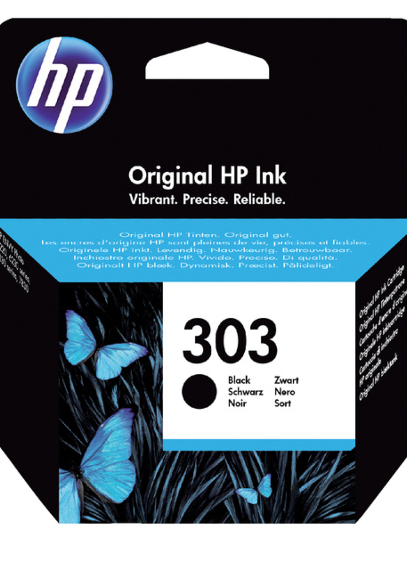 HP Cartouche d’encre HP T6N02AE 303 noir