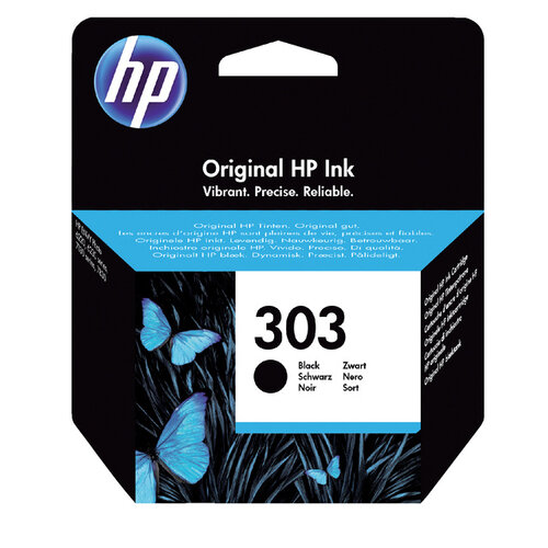 HP Cartouche d’encre HP T6N02AE 303 noir