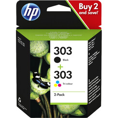 Inktcartridge HP 3YM92AE 303 zwart + kleur