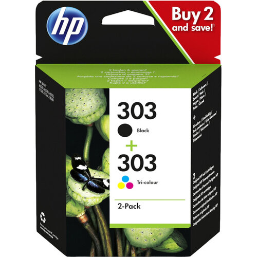 HP Inktcartridge HP 3YM92AE 303 zwart + kleur